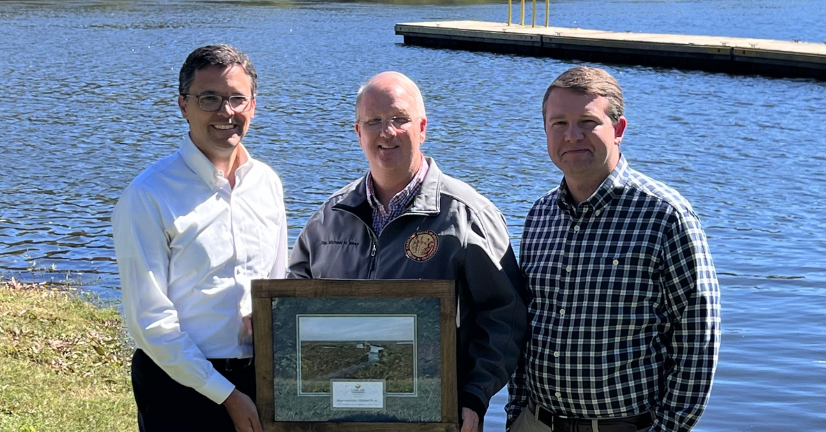 Representative Wray Receives Award as a Land and Water Champion